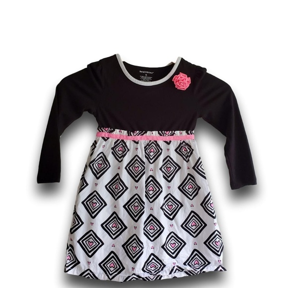 Healthtex Other - HEALTHTEX Toddler Girls Black & Pink Dress Size 5T